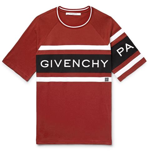 givenchy mens t shirts red|Givenchy t shirts for men.